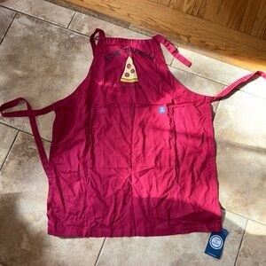 Life is Good Red Apron “Love Triangle”